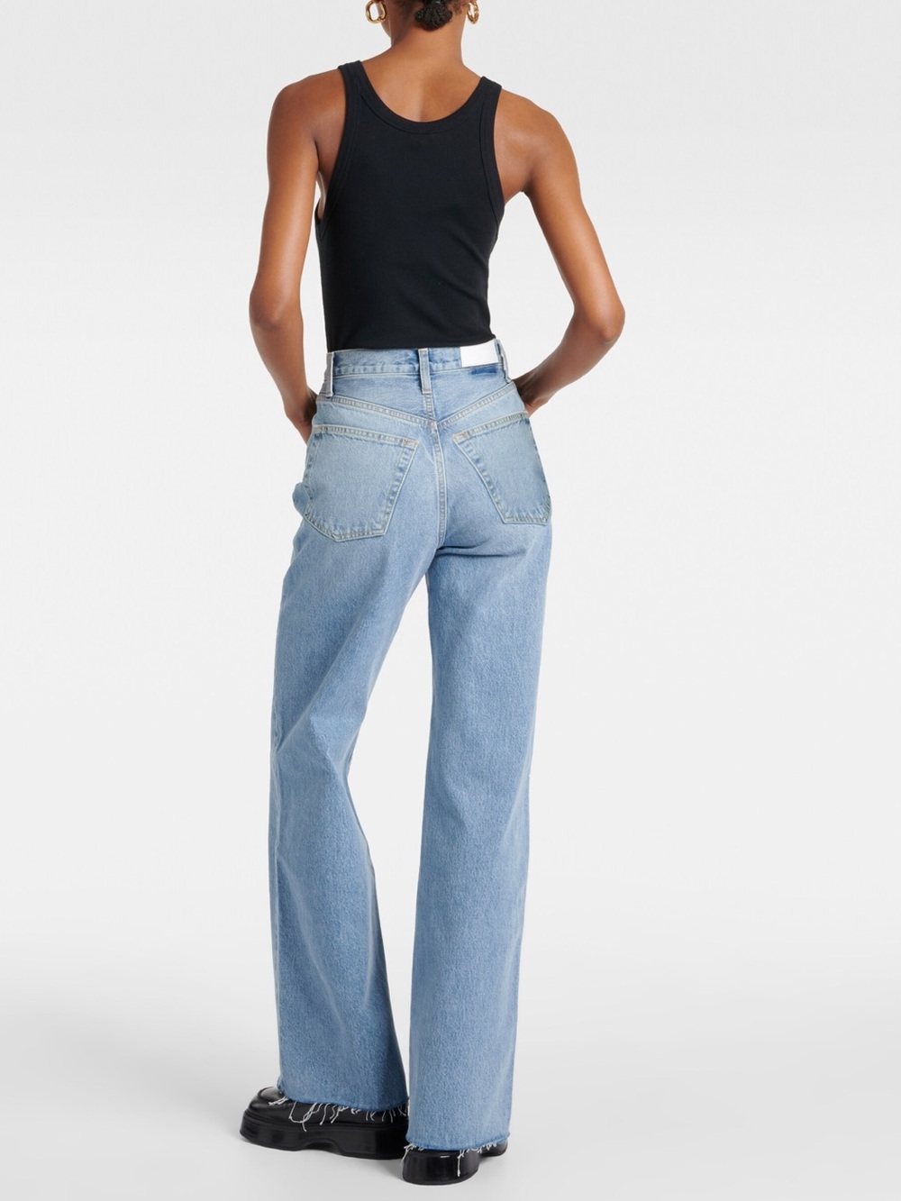 Re/Done High Rise Wide Leg Jeans - Picture 2 of 6